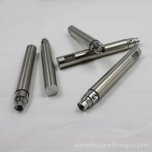 EGO-VV battery, Adjustable voltage 3.3-4.2V, 650/900/1100mAh capacity, LED display